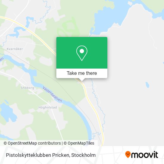 Pistolskytteklubben Pricken map