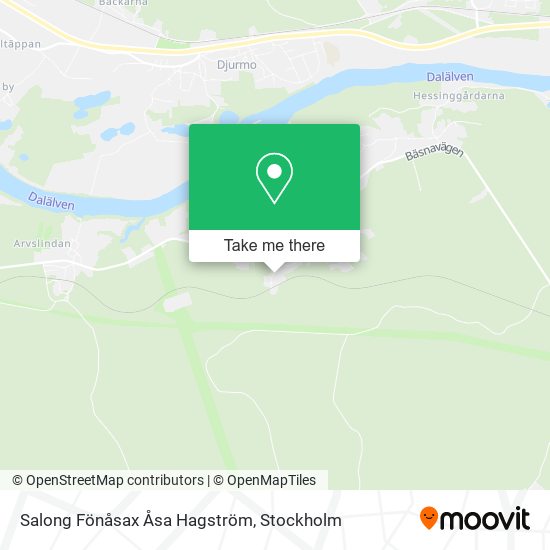 Salong Fönåsax Åsa Hagström map