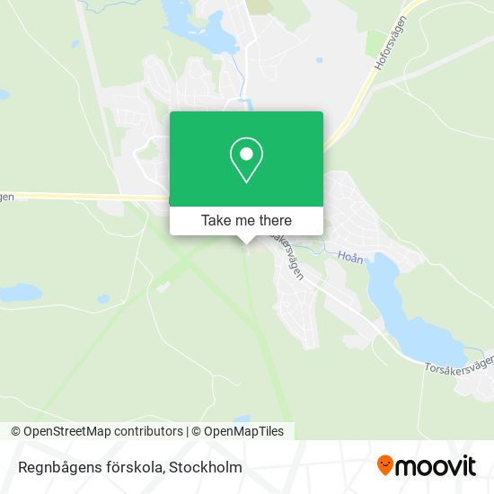 Regnbågens förskola map