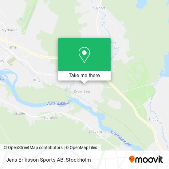 Jens Eriksson Sports AB map