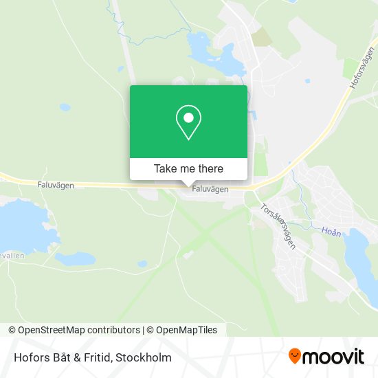 Hofors Båt & Fritid map