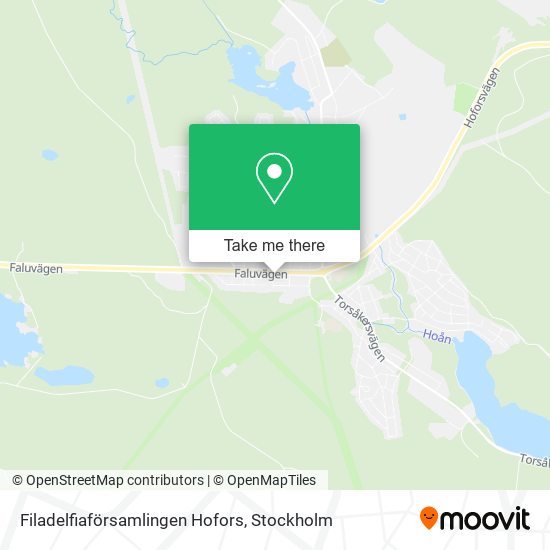 Filadelfiaförsamlingen Hofors map