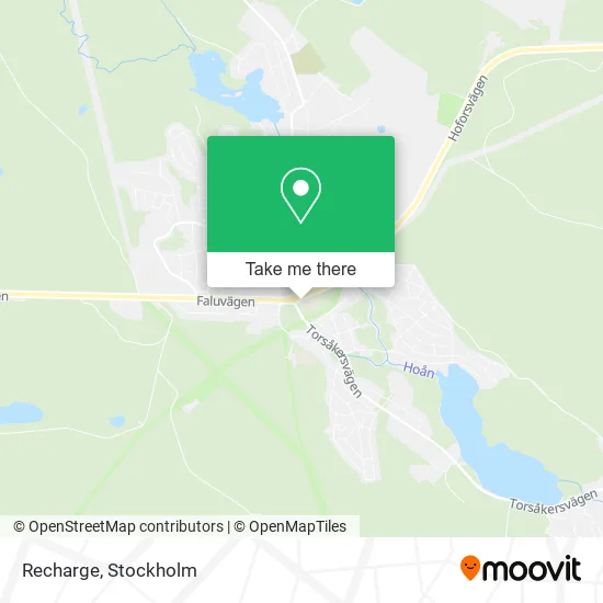 Recharge map