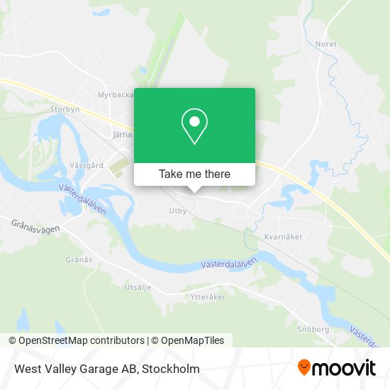 West Valley Garage AB map