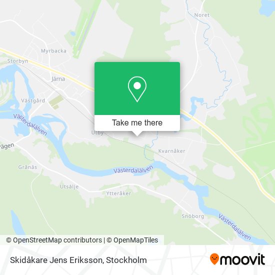 Skidåkare Jens Eriksson map