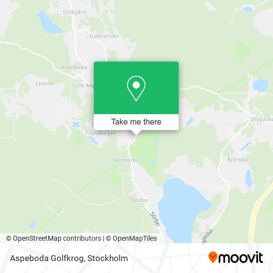 Aspeboda Golfkrog map