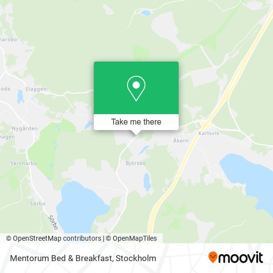 Mentorum Bed & Breakfast map