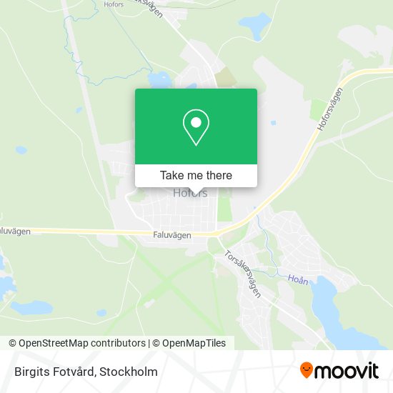 Birgits Fotvård map
