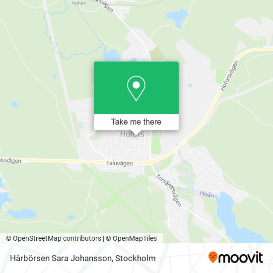Hårbörsen Sara Johansson map