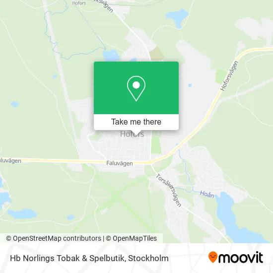 Hb Norlings Tobak & Spelbutik map