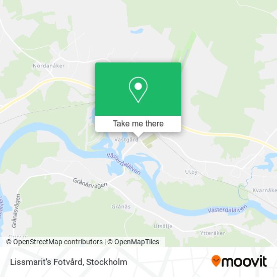 Lissmarit's Fotvård map
