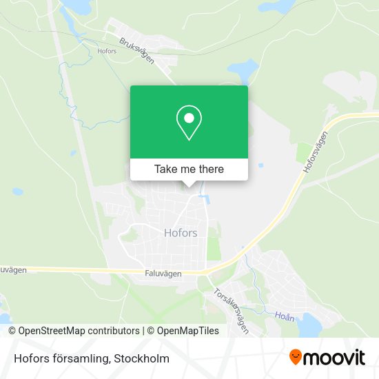 Hofors församling map