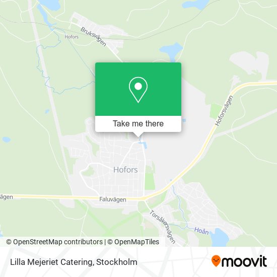 Lilla Mejeriet Catering map