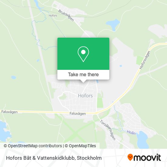 Hofors Båt & Vattenskidklubb map