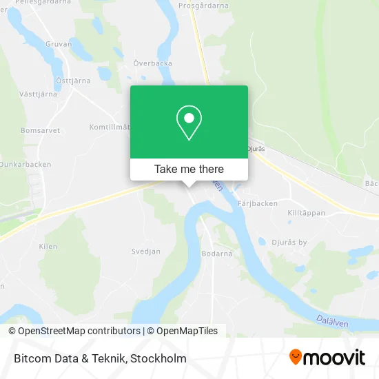 Bitcom Data & Teknik map