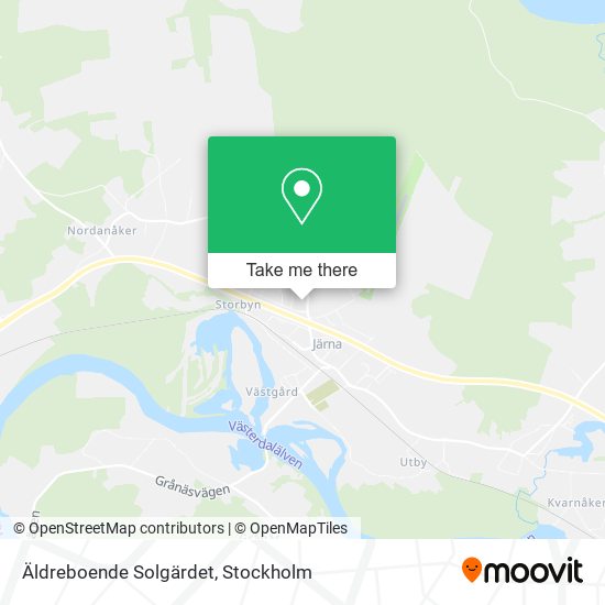 Äldreboende Solgärdet map