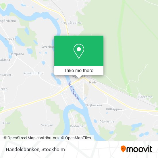 Handelsbanken map