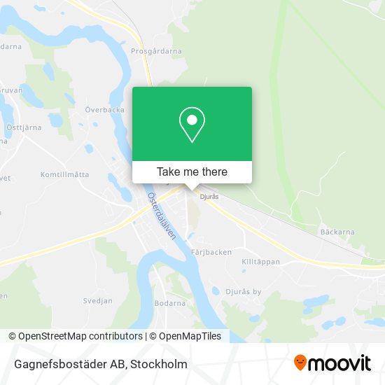 Gagnefsbostäder AB map