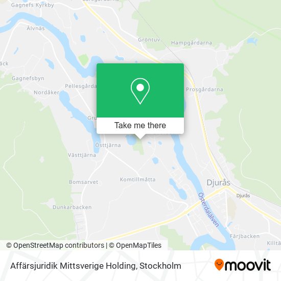 Affärsjuridik Mittsverige Holding map