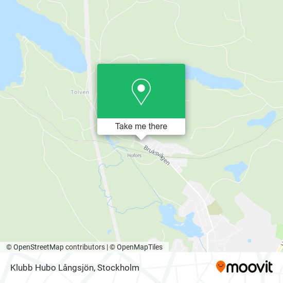 Klubb Hubo Långsjön map