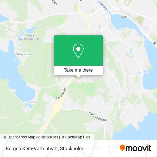 Bergeå Kem-Vattentvätt map