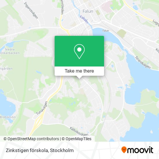 Zinkstigen förskola map