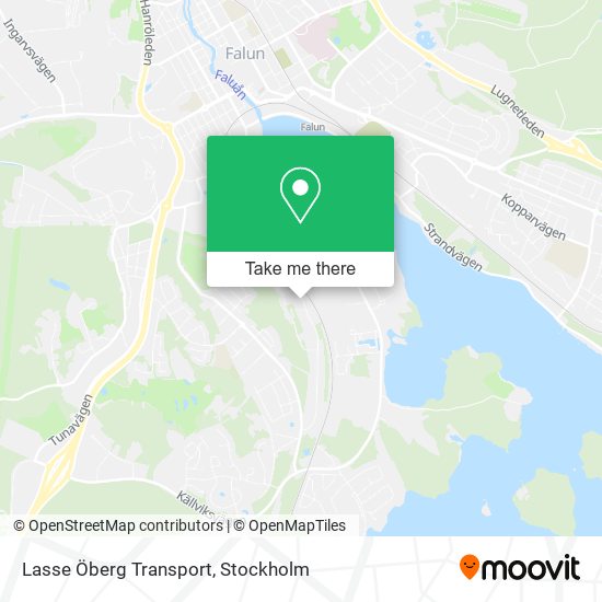 Lasse Öberg Transport map