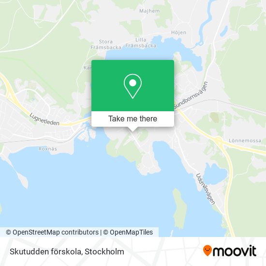 Skutudden förskola map