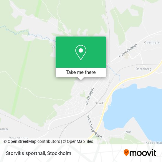 Storviks sporthall map