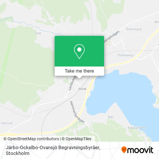 Järbo-Ockelbo-Ovansjö Begravningsbyråer map