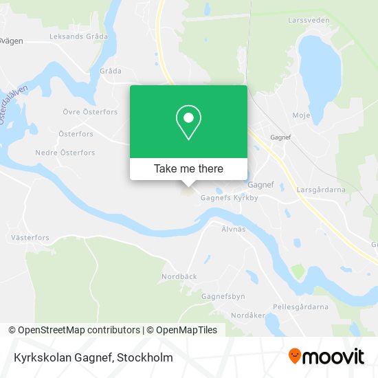 Kyrkskolan Gagnef map