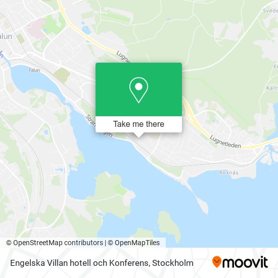 Engelska Villan hotell och Konferens map
