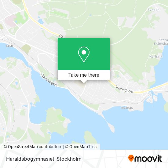 Haraldsbogymnasiet map