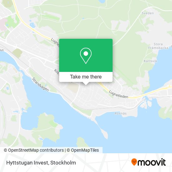 Hyttstugan Invest map