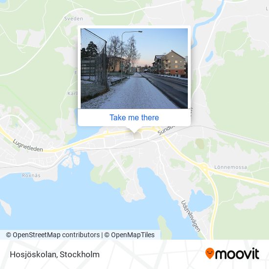 Hosjöskolan map