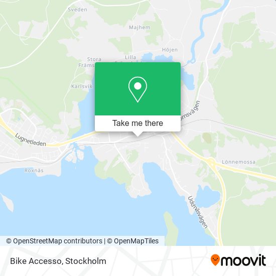 Bike Accesso map