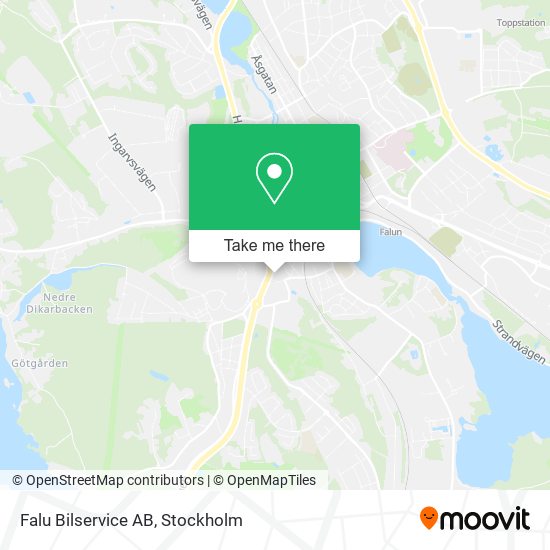 Falu Bilservice AB map