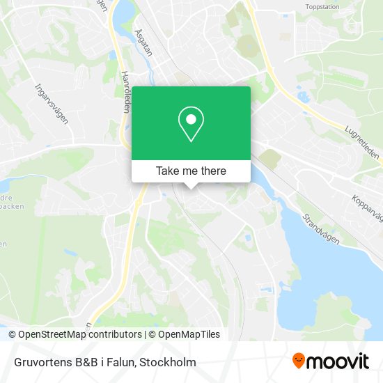 Gruvortens B&B i Falun map