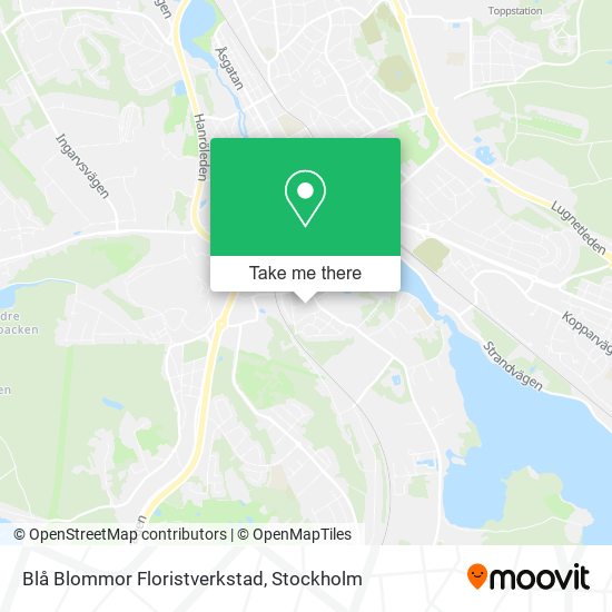 Blå Blommor Floristverkstad map