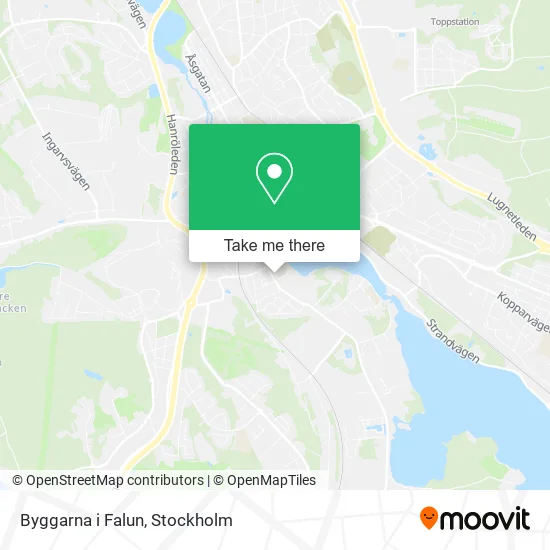Byggarna i Falun map