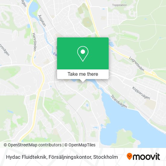 Hydac Fluidteknik, Försäljningskontor map