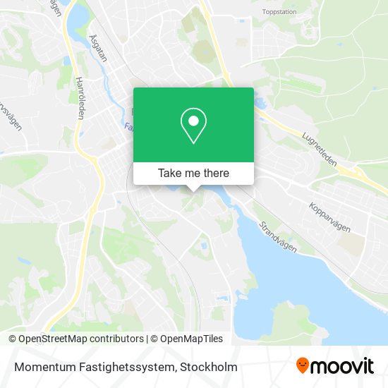 Momentum Fastighetssystem map
