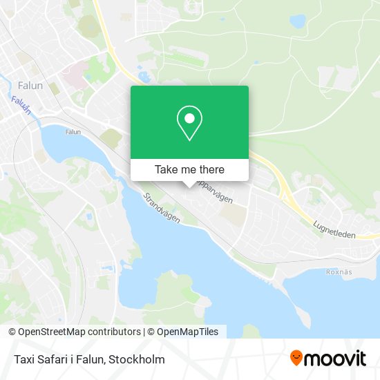 Taxi Safari i Falun map