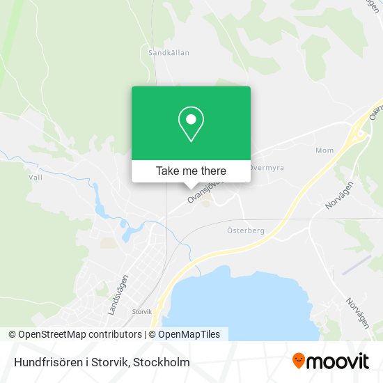 Hundfrisören i Storvik map