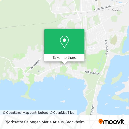 Björksätra Salongen Marie Arléus map
