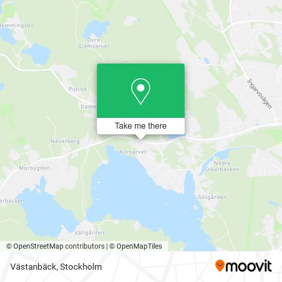 Västanbäck map