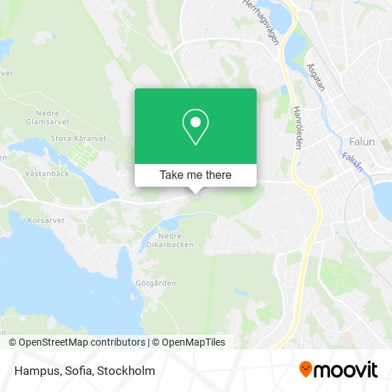 Hampus, Sofia map