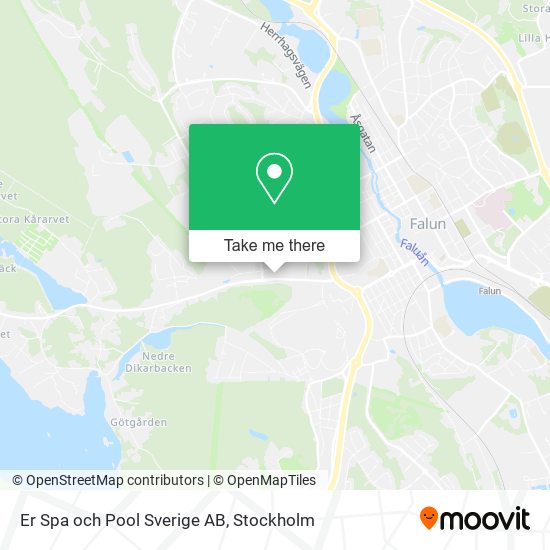 Er Spa och Pool Sverige AB map