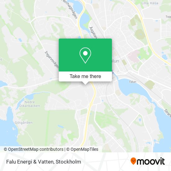 Falu Energi & Vatten map