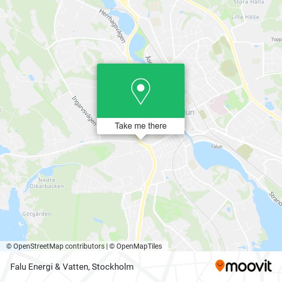 Falu Energi & Vatten map